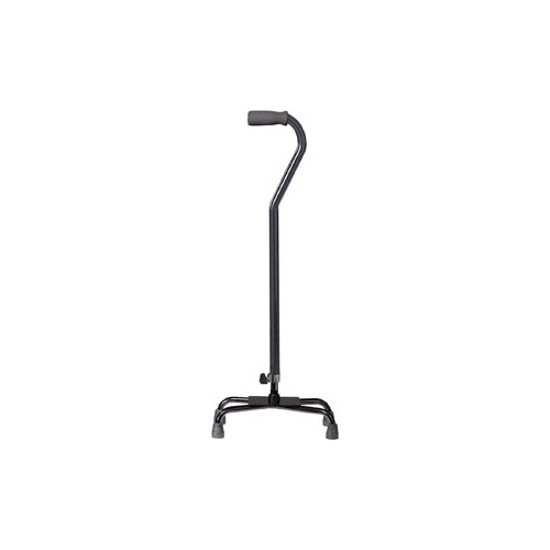 Drive Medical Quad Cane with Large Base and Vinyl Contoured Grip